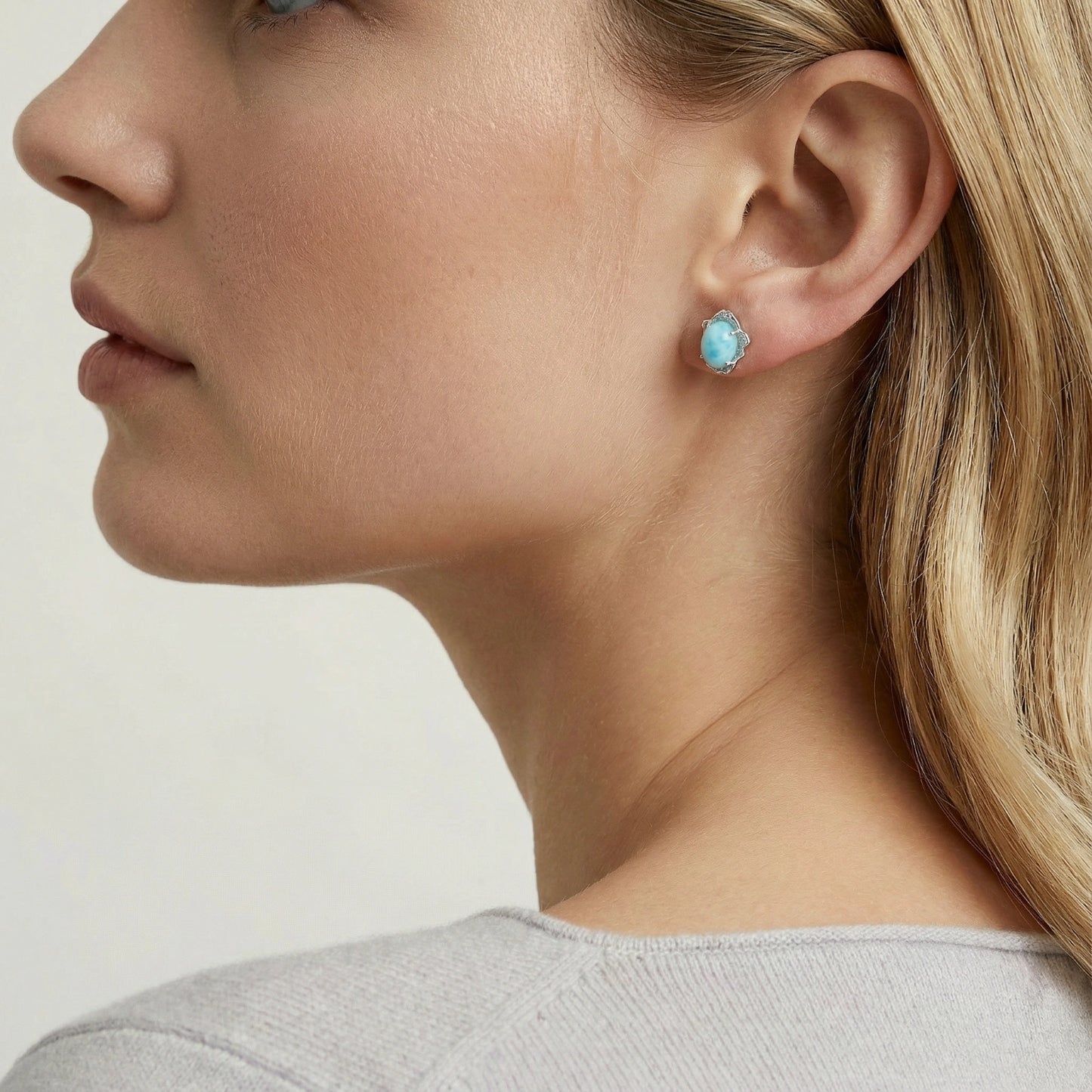 Clous d'Oreilles Rêves de Larimar