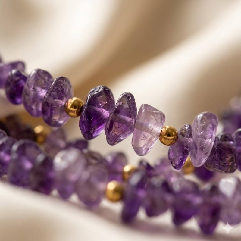 Collier Harmonie Améthyste & Perle